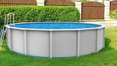 Blue Wave Cambrian 24-ft Round Above-Ground Pool