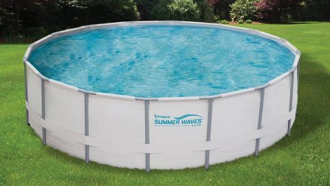 Summer Waves Elite Metal Frame Swimming Pool Package - 15-ft x 48-in 