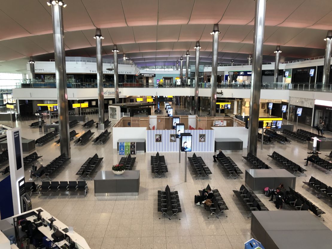 A near-empty terminal at Heathrow could be a new normal.