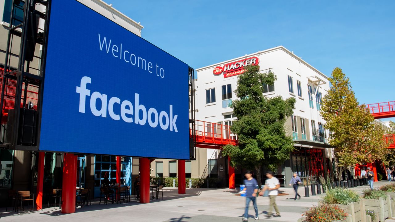 Facebook's Menlo Park headquarters, which opened in 2015, occupies nine acres and has its own network of walking trails. At the time, CEO Mark Zuckerberg described the office's open floor plan as the largest in the world, "a single room that fits thousands of people."