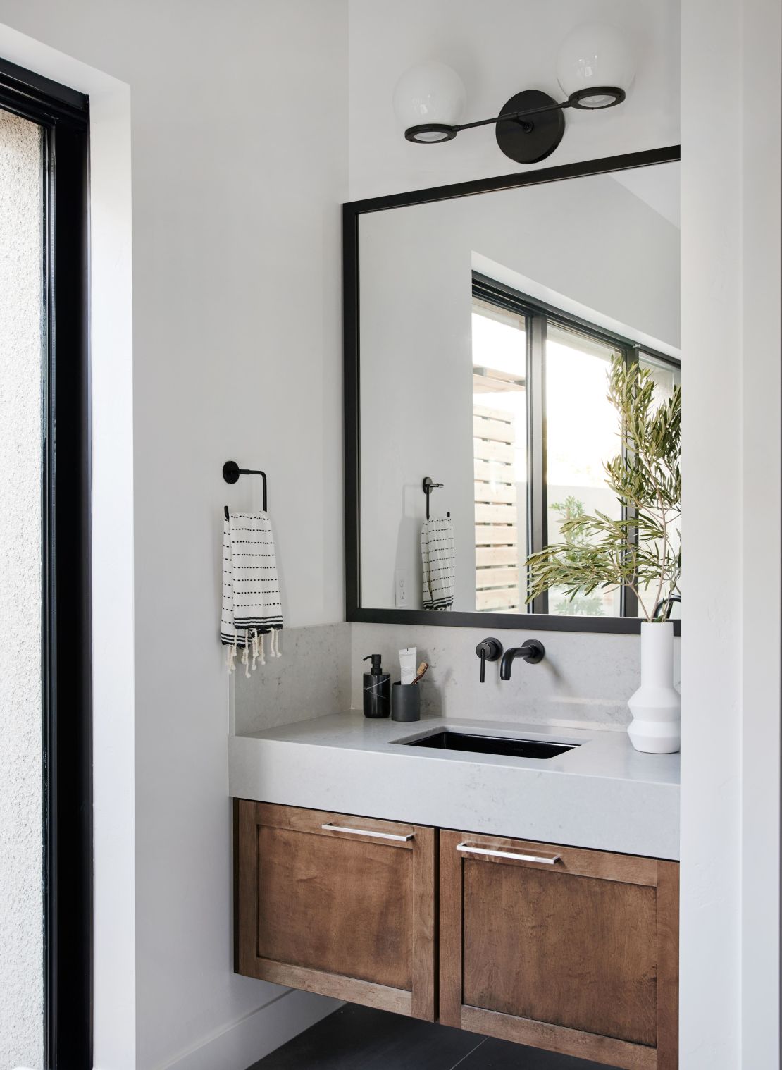 "The organization of the bathroom is often really overlooked," says Berk. "I think it has the biggest opportunity to cause the stress and annoyance in your life than any other space in your house."