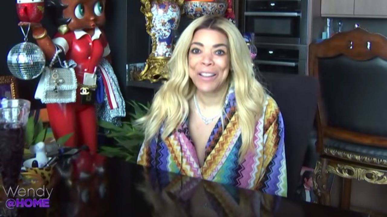 Wendy Williams is hosting her syndicated talk show from home these days.
