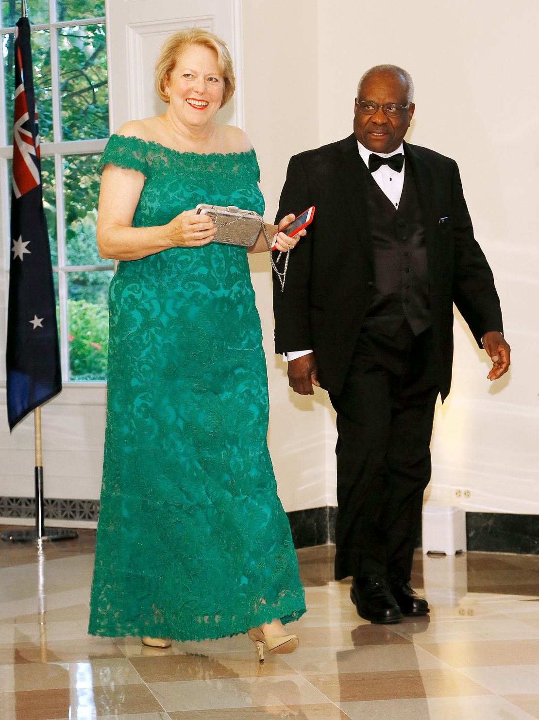 Justice Clarence Thomas and Virginia Thomas on September 20, 2019.