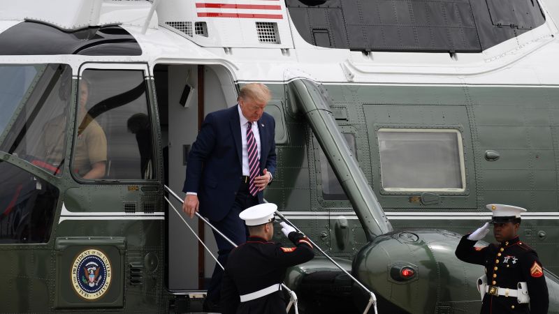 Restless Trump escapes White House but not the pandemic | CNN Politics