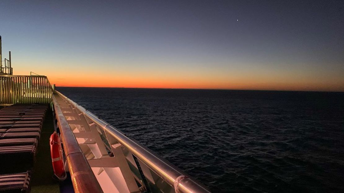 For many cruise ship crew members, views of the ocean have become very familiar.