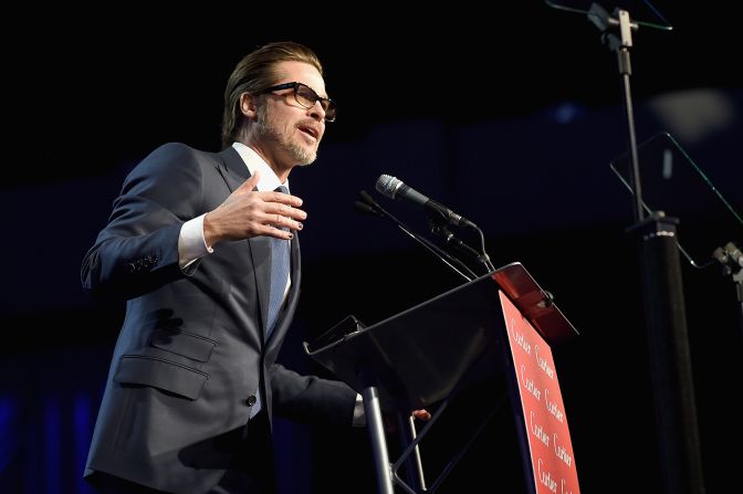 Brad Pitt at the Palm Springs International Film Festival Awards.