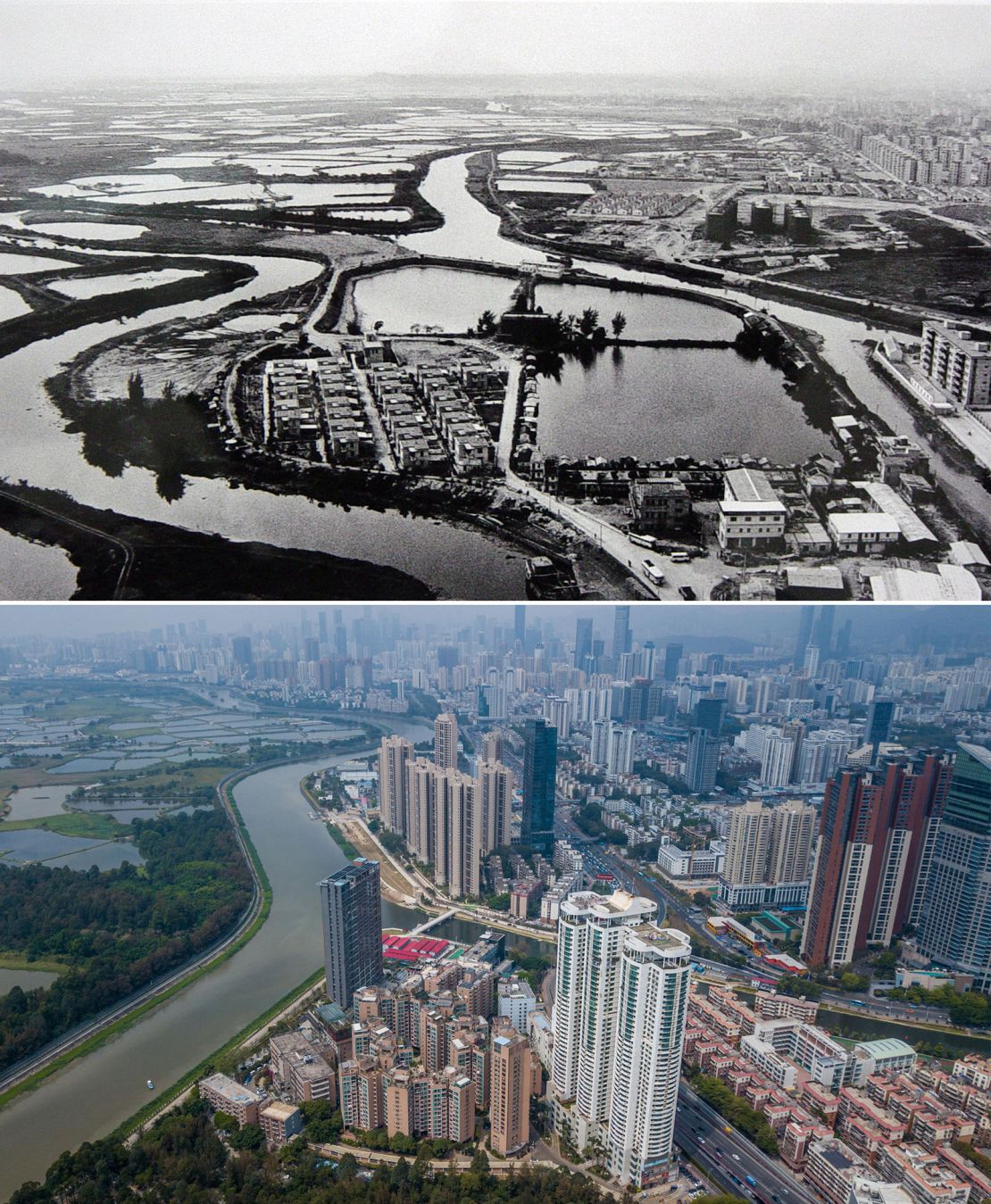 Shenzhen has undergone a rapid transformation since the 1980s.