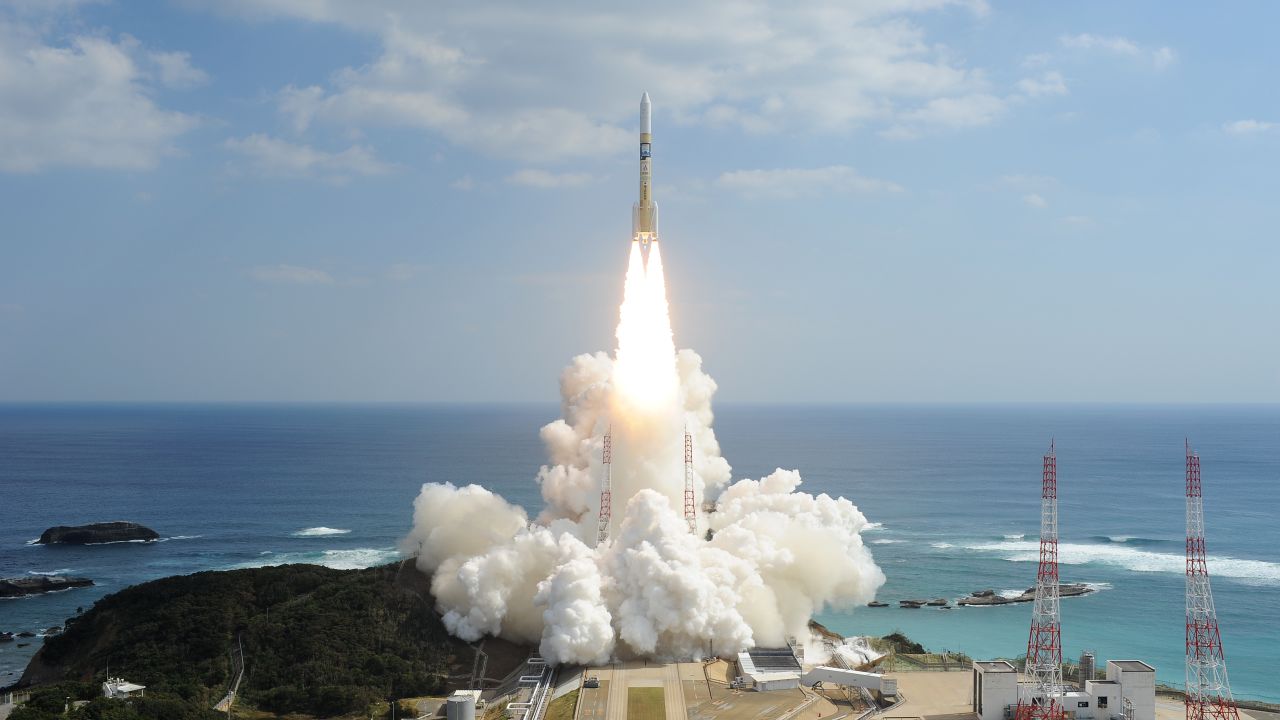 The Hope Probe will launch from Tanegashima, Japan, using an MHI H2A launcher, as shown in this image. 