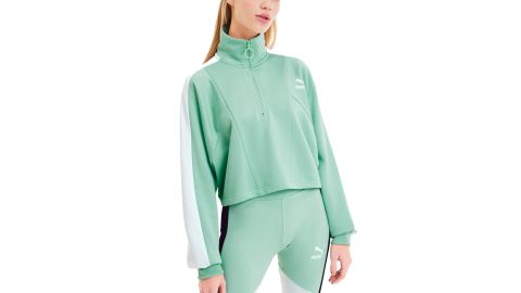 Tailored for Sport Women's Cropped Half Zip Jacket