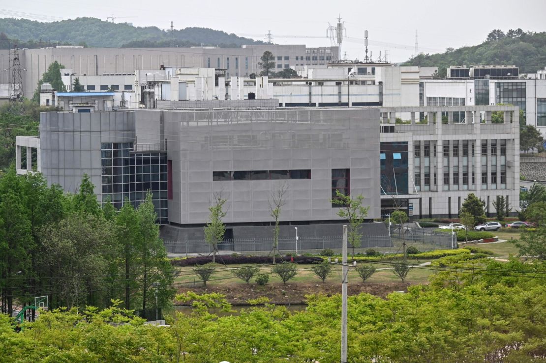 A general view shows the P4 laboratory at the Wuhan Institute of Virology in Wuhan in China's central Hubei province on April 17.