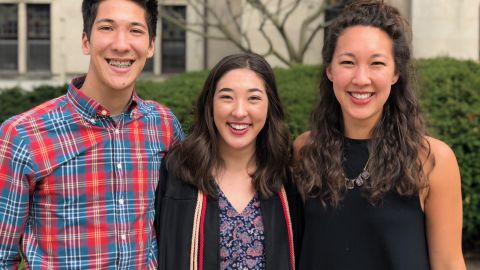 Johnny and his sisters, Cailtin and Kristen Choi, are all nurses.