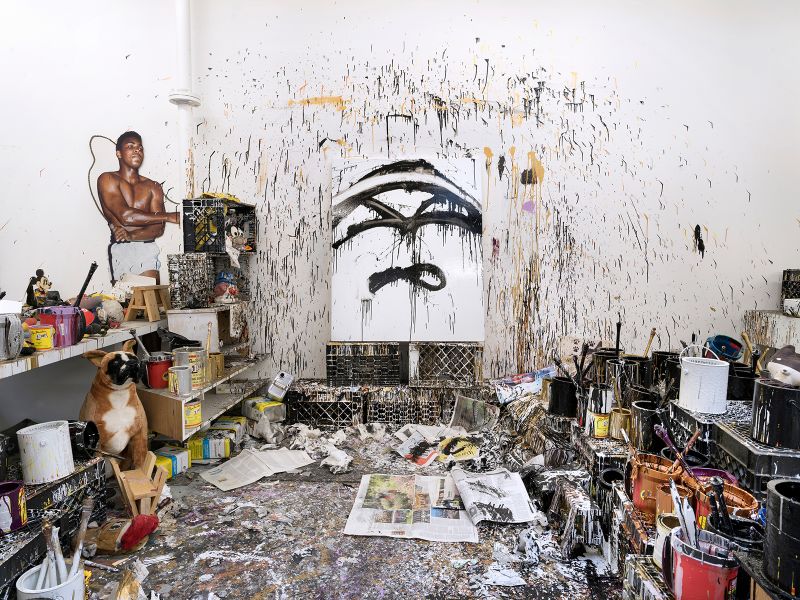 Inside the secluded and intimate New York studios of famous