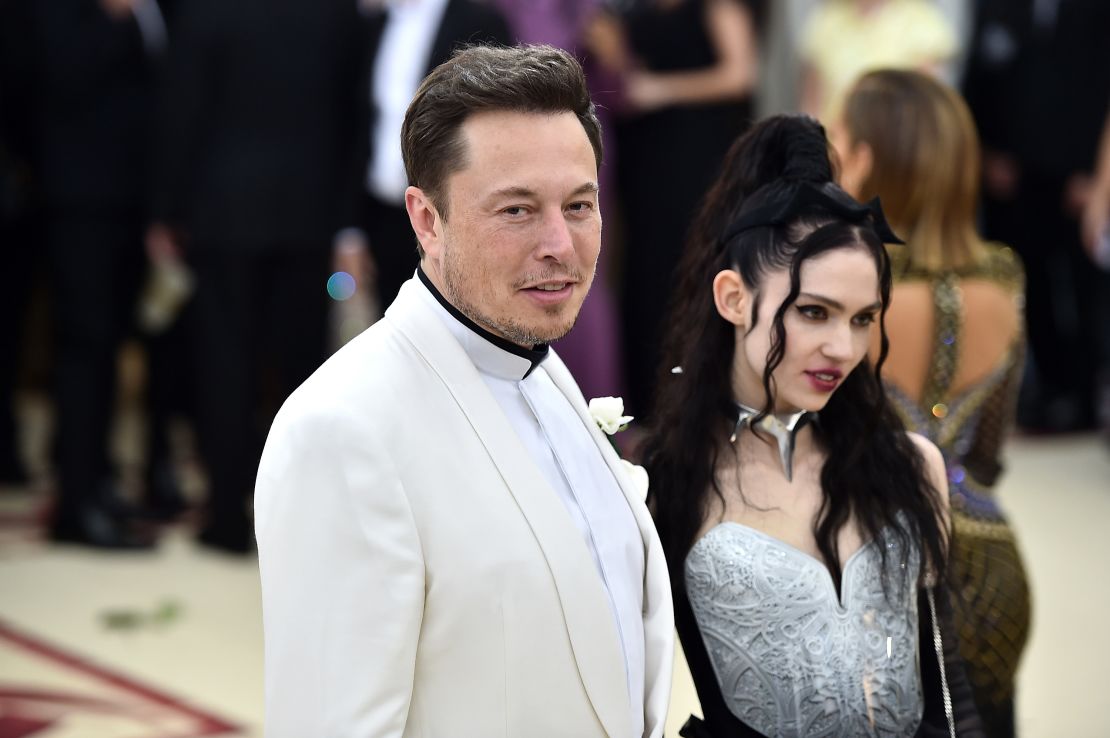 X Æ A-12 Musk is the couple's first child together.
