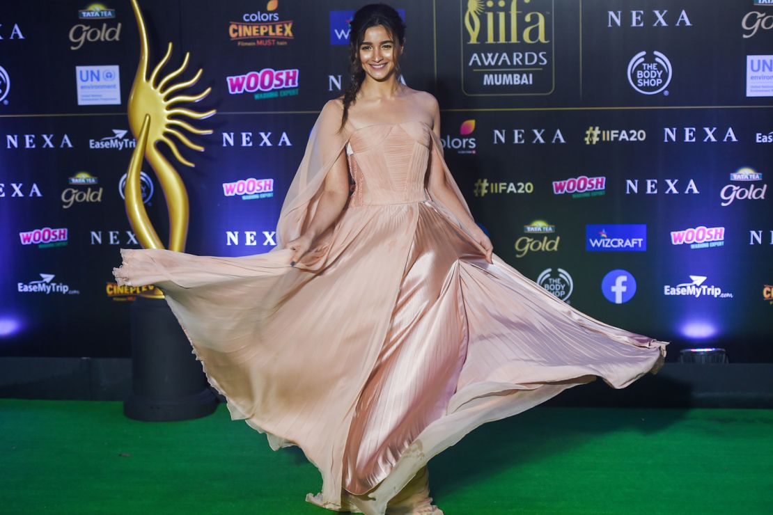 Bollywood actress Alia Bhatt at the 20th International Indian Film Academy (IIFA) Awards in Mumbai, September 2019.