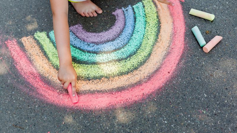 Create Your Own Glowing Chalk Art 