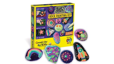Creativity for Kids Glow In The Dark Rock Painting Kit 