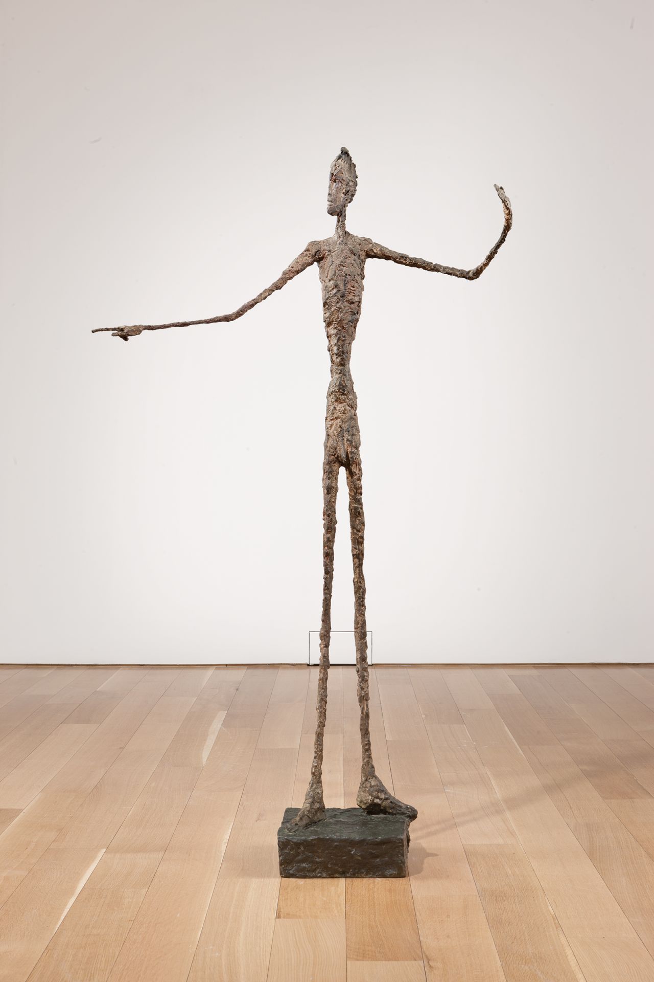 "L'Homme au doigt" (1947) by Alberto Giacometti
