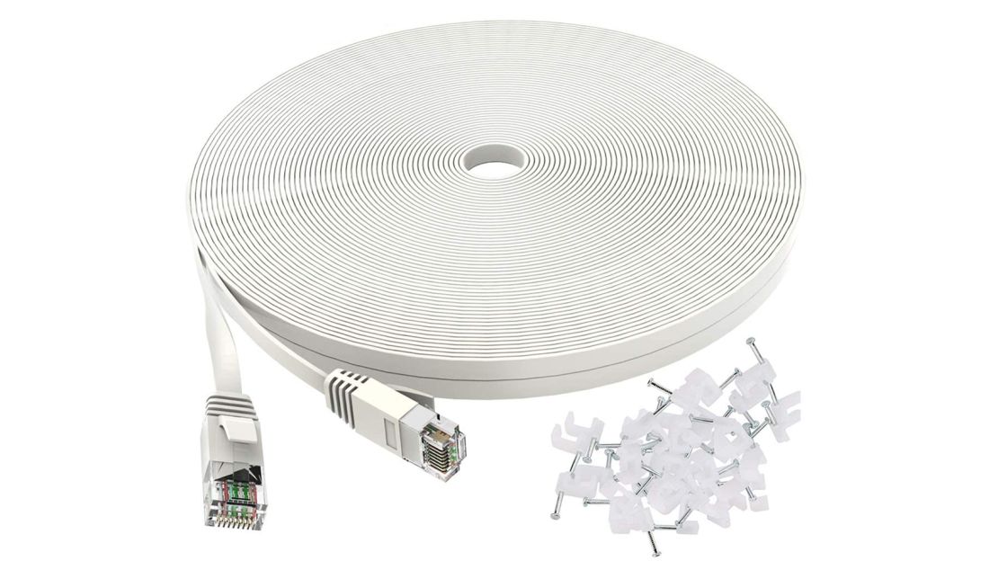 Cat 6 Ethernet Cable 50 ft White