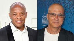 Dr. Dre, left, and Jimmy Iovine, right.