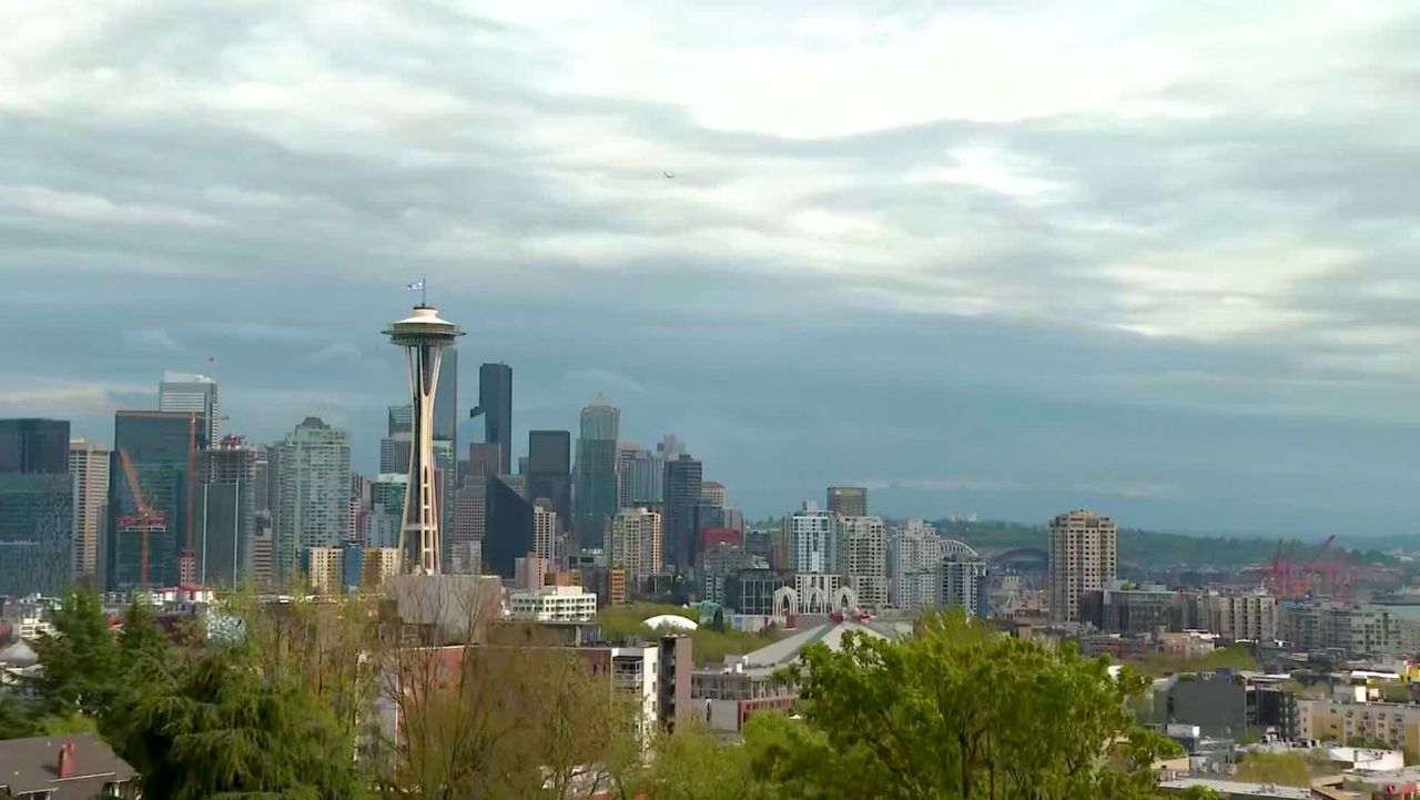 seattle skyline washington coronavirus sidner pkg