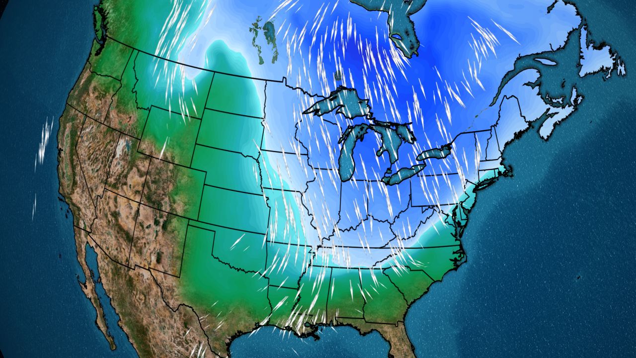 A weak polar vortex is spilling frigid Arctic air across much of the US. New England might even see as much as one foot of snow -- and in May, no less!