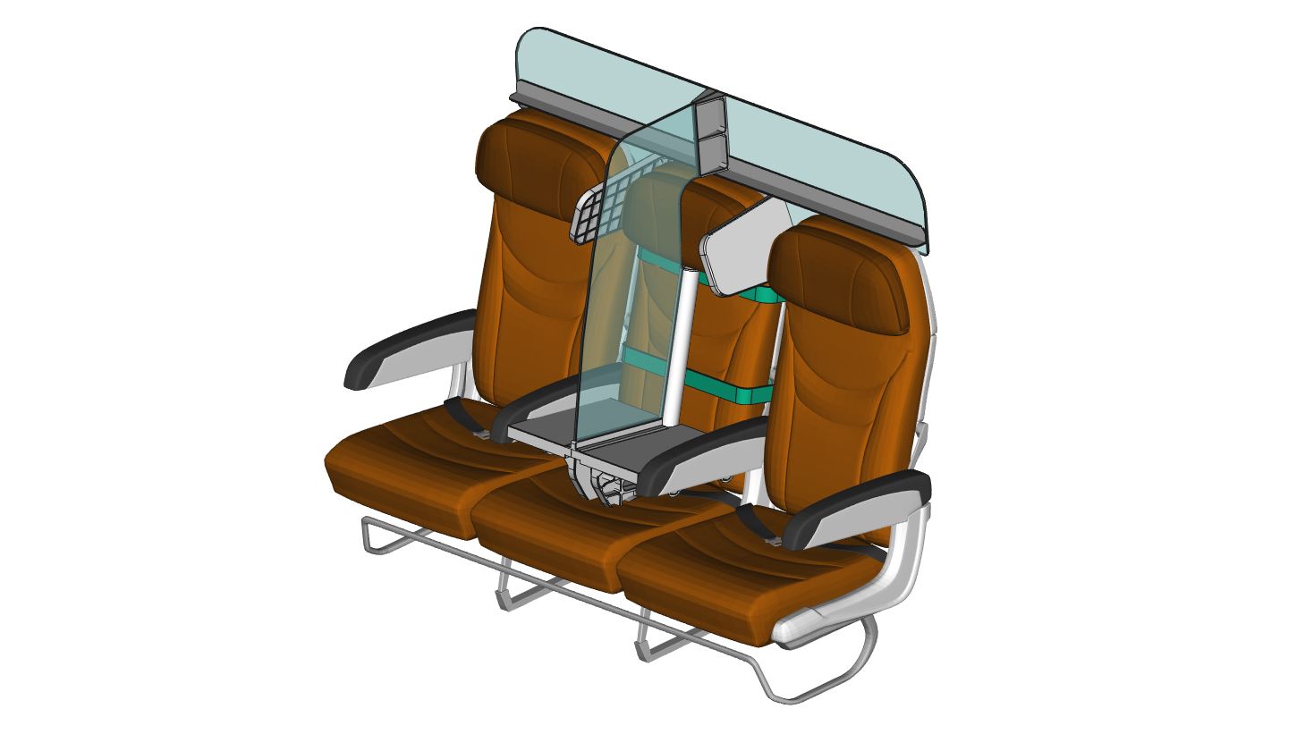 This Neat Design Could Make a Plane's Middle Seats Tolerable