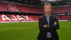 Ajax Amsterdam CEO Edwin van der Sar poses at the Johan Cruijff ArenA in Amsterdam.