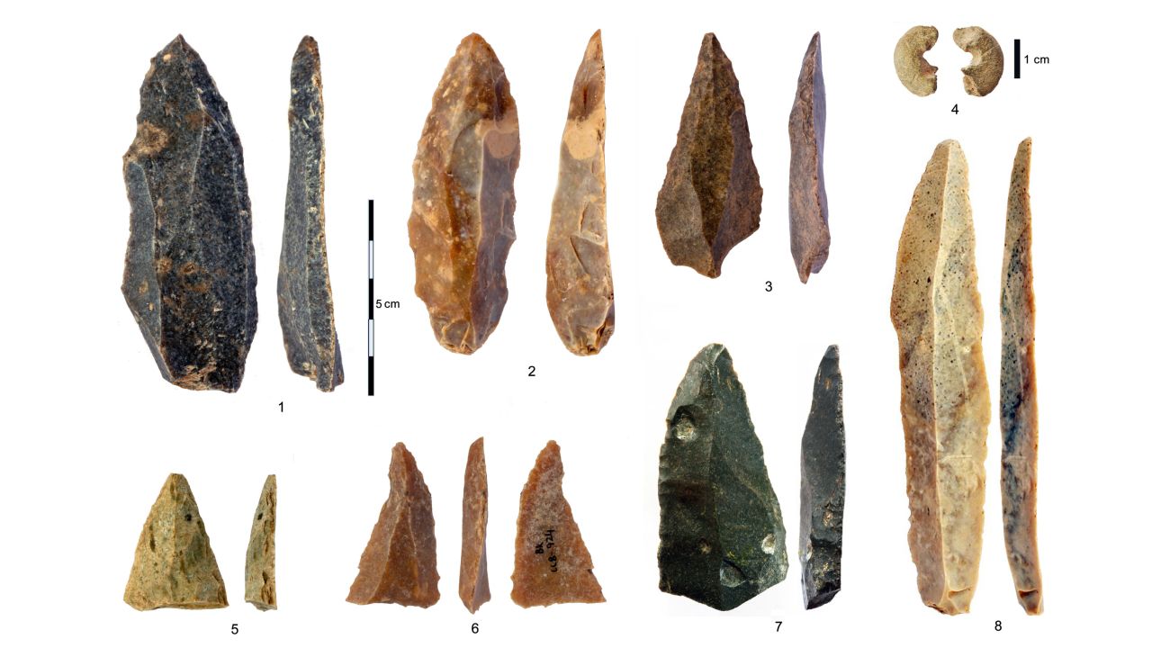 Blade-like stone tools and beads found in Bulgaria's Bacho Kiro cave provide the earliest evidence for modern humans in Europe 47,000 years ago.