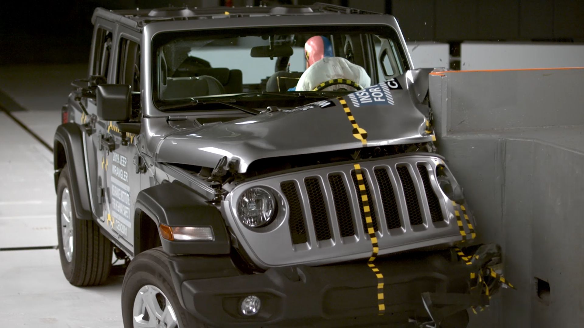 Watch this Jeep crash and then tip over in test | CNN Business
