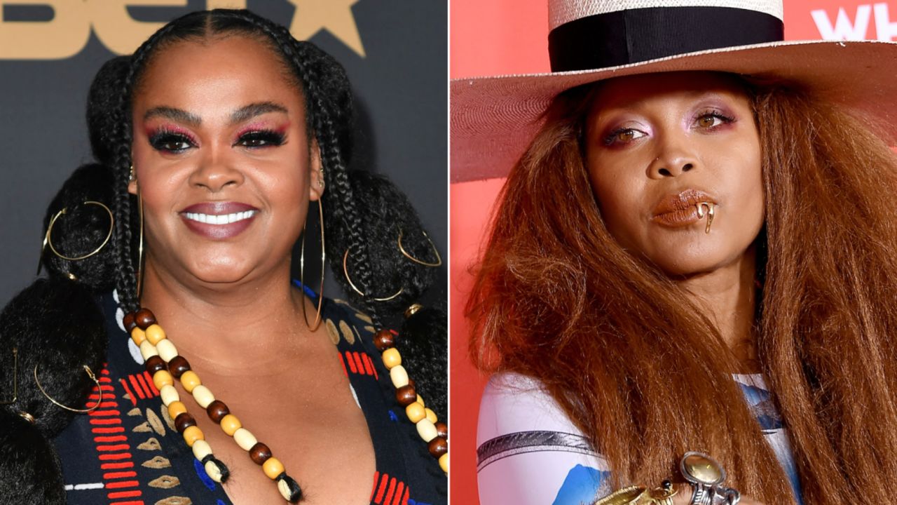 Jill Scott, left, and Erykah Badu brought in over 700,000 viewers during their three-hour live stream Saturday, May 9, 2020.