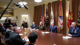 trump joint chiefs military leaders cabinet room may 9