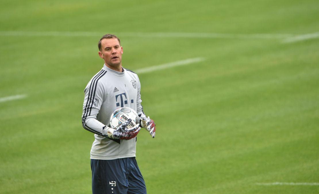 Neuer is on course to win an eighth consecutive Bundesliga title.