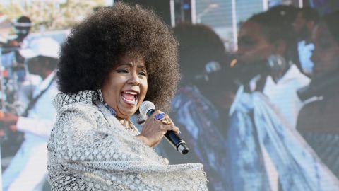 Betty Wright performs on stage at The 12th Annual Jazz In The Gardens Music Festival on March 18, 2017 in Miami Gardens, Florida.  