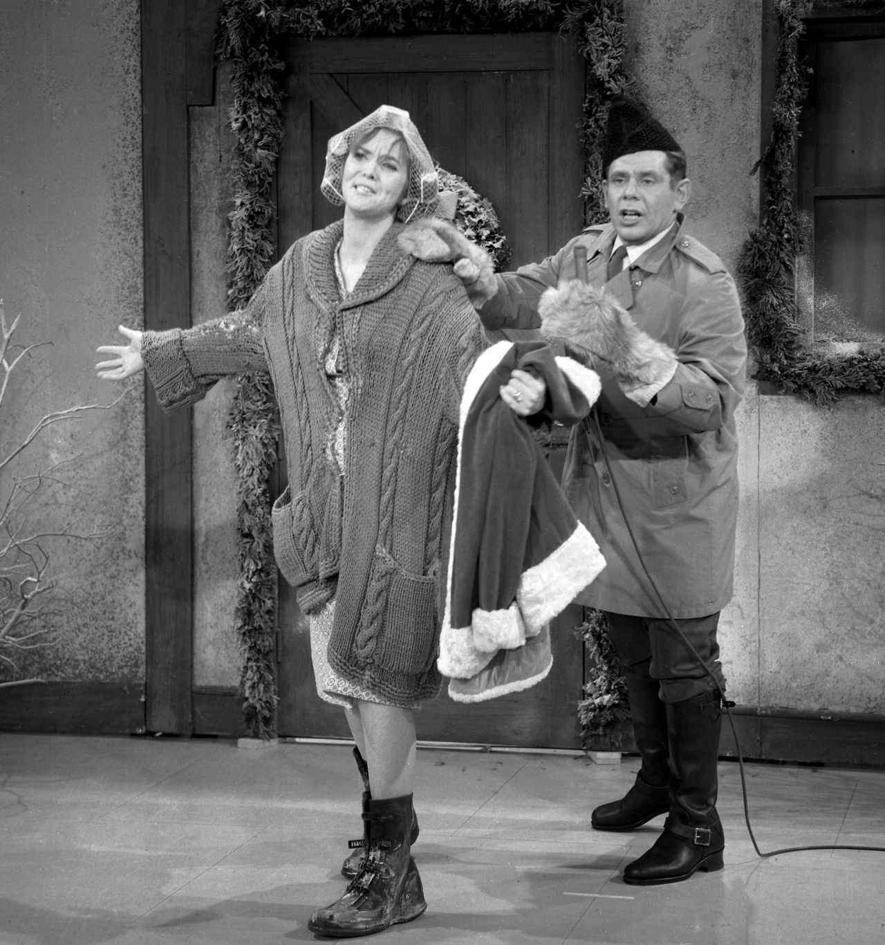 Stiller and his wife, Anne Meara, appear on "The Ed Sullivan Show" in 1967. The comedy team found fame in the 1960s before they started pursuing their individual careers in 1970.