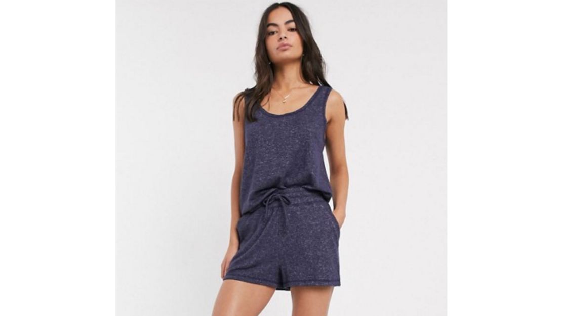 Asos Design Super Soft Brushed Tank and Short Set