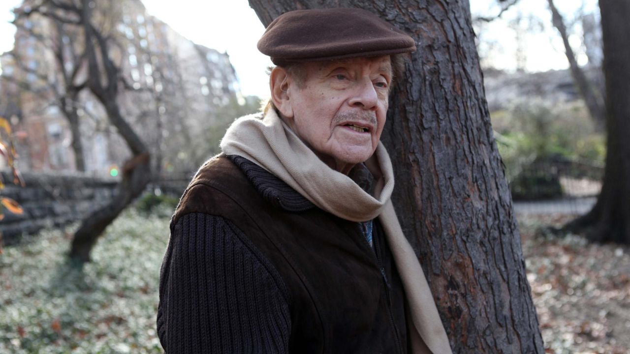 Jerry Stiller is photographed in New York's Riverside Park in 2011. The native New Yorker was promoting MillionTreesNYC, a program looking to add trees to the city's five boroughs.