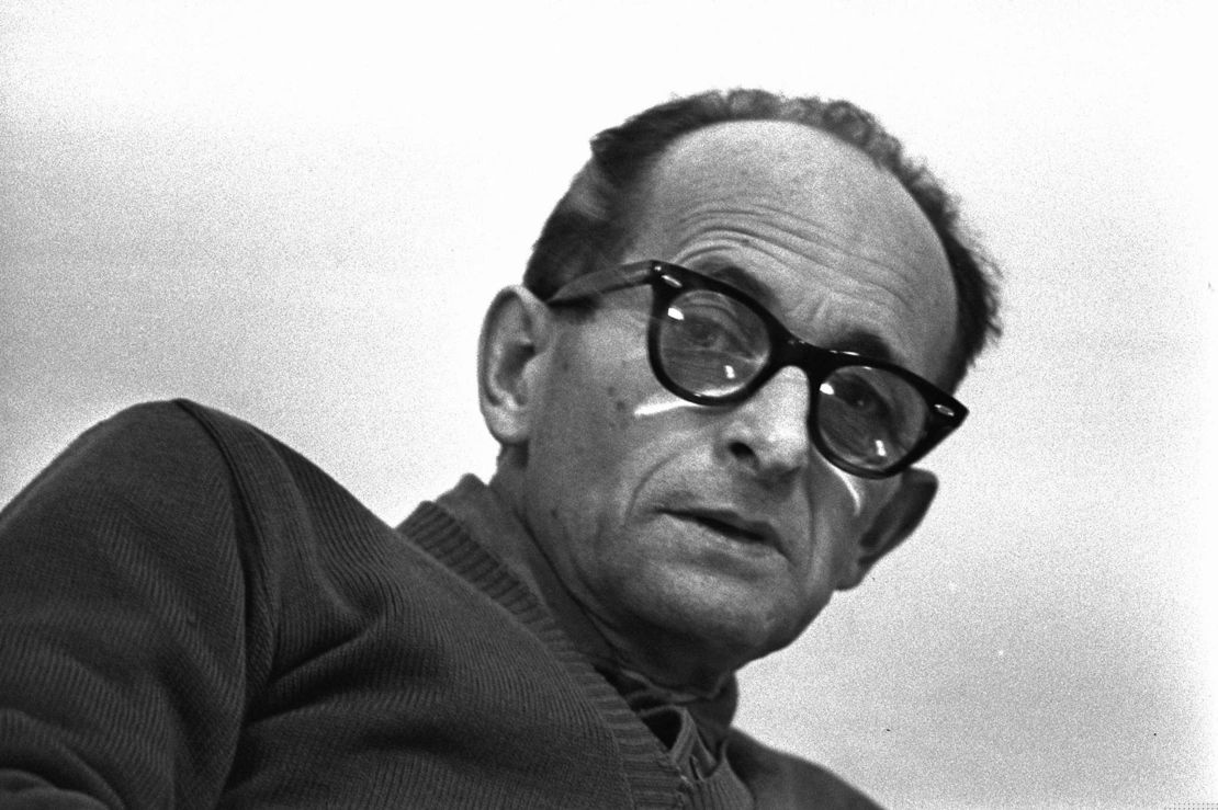 Nazi war criminal Adolph Eichmann in his prison cell April 15, 1961 in Ramle, central Israel. (Photo by John Milli/GPO via Getty Images)
