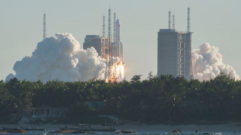 China launched its Long March-5B rocket with an unmanned prototype spacecraft on May 5.