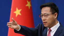 Chinese Foreign Ministry spokesman Zhao Lijian said four US media companies would now need to submit extra information as tensions grow. 