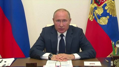 Putin has been leading the nation via video conference. 
