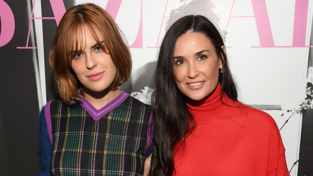 Tallulah Willis and Demi Moore attend  an event in Los Angeles in 2017.