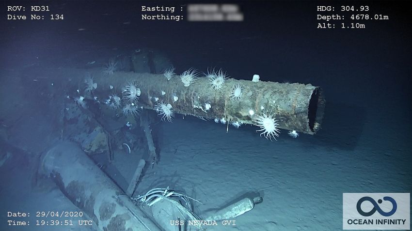 USS Nevada Wreckage 2