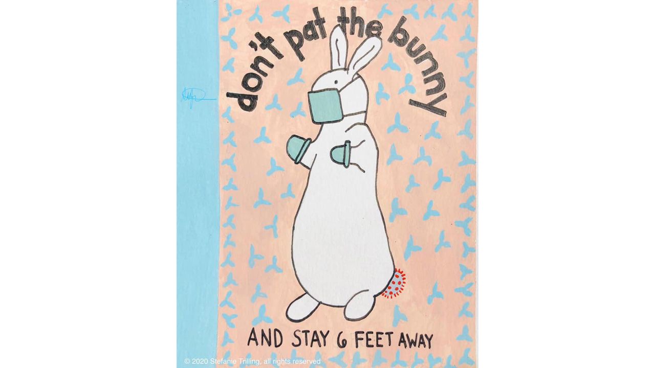 Don't Pat the Bunny And Stay 6 Feet Away