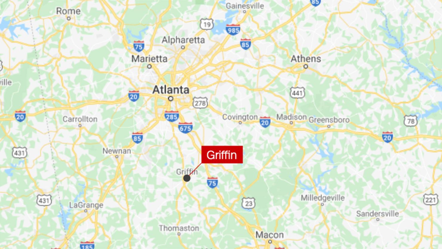 griffin georgia MAP
