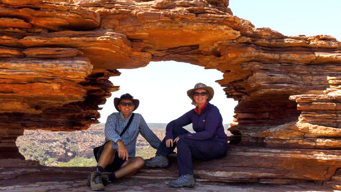 <strong>Trip of a lifetime: </strong>Last June, Colleen and Russ Lines sold all of their belongings and left Brisbane for the trip of a lifetime. "You don't know what's around the corner," Colleen says of the decision. "We wanted to see Australia while we can." 