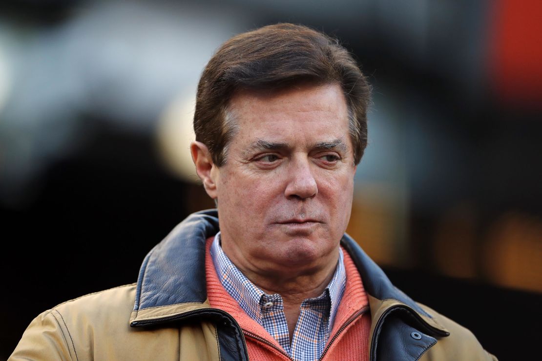 Former Trump presidential campaign manager Paul Manafort.