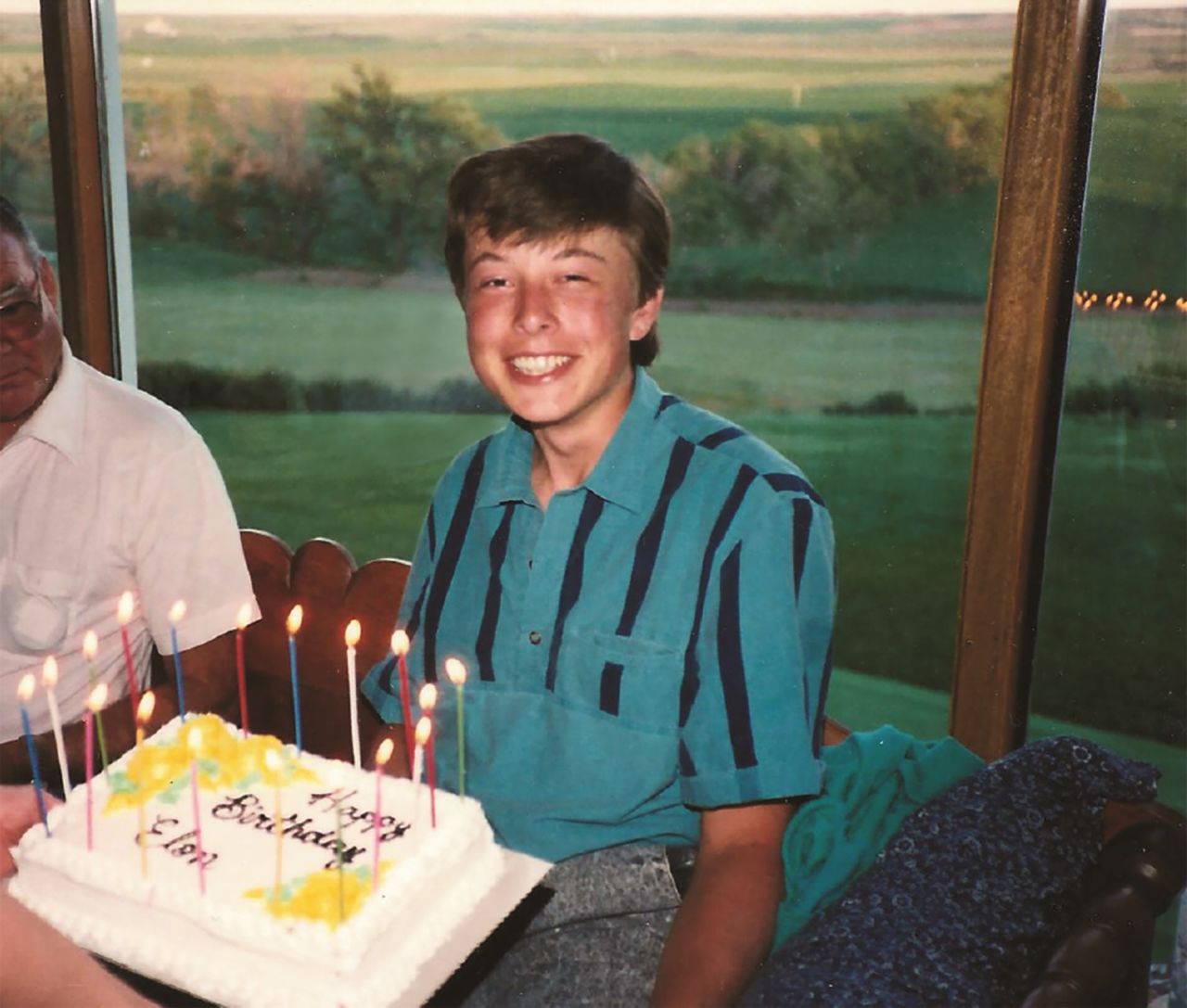 Musk celebrates his 18th birthday in 1989. He would leave South Africa for Canada, where he studied at Queen's University in Kingston, Ontario. In 1995, Musk graduated from the University of Pennsylvania with degrees in economics and physics.