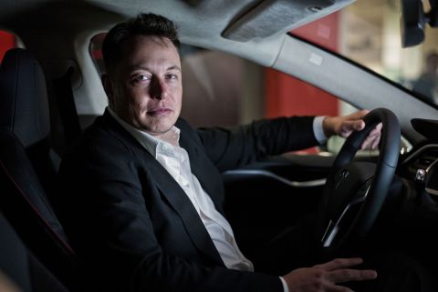 Elon Musk, the CEO of SpaceX and Tesla Motors, poses for a photo in 2013.