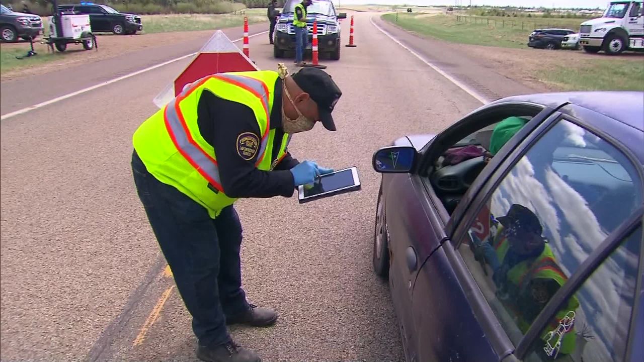 south dakota tribe covid-19 check point