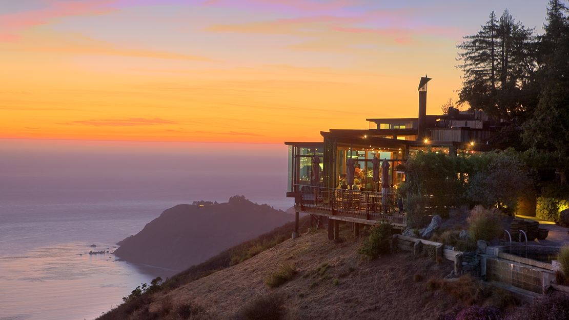 Big Sur's Post Ranch Inn hangs 1,200 feet above the Pacific ocean.